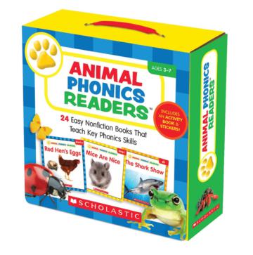 Scholastic Animal Phonics Readers(24 books with Audio CD)