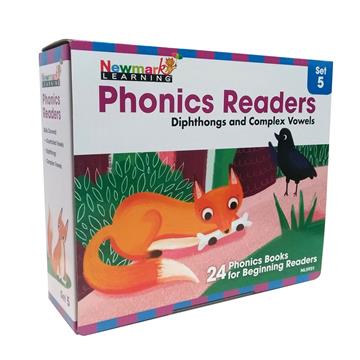 Newmark Phonics Readers Box 5: Diphthongs & Complex Vowels 24 Books, 1 Activity Guide