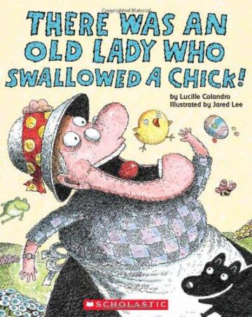 There Was an Old Lady Who Swallowed a Chick! (Book + Audio CD)