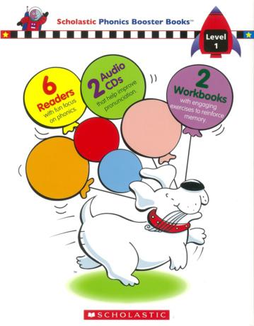 Scholastic Phonics Boosters Books Level 1: Readers(#1-6)