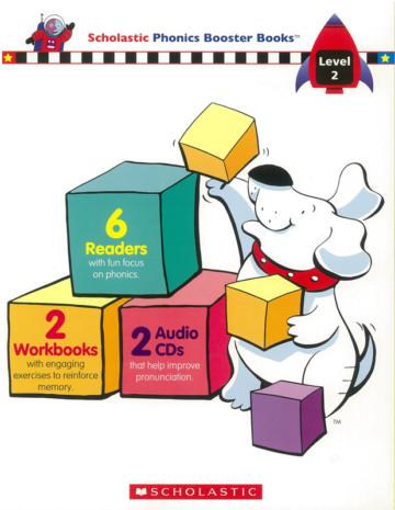 Scholastic Phonics Boosters Books Level 2: Readers(#7-12)