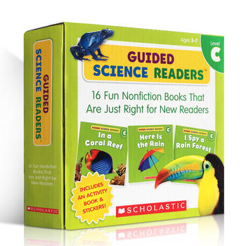 Guided Science Readers: Level C Parent pack(16 books(8 page)/16page activity book/parent tip sheet