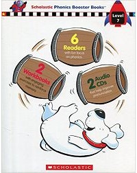Scholastic Phonics Boosters Books Level 07: 6 Readers(#37-42)/ 2 Audio CDs/ 2 Workbooks