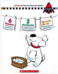 Scholastic Phonics Boosters Books Level 09: 6 Readers(#49-54)/ 2 Audio CDs/ 2 Workbooks