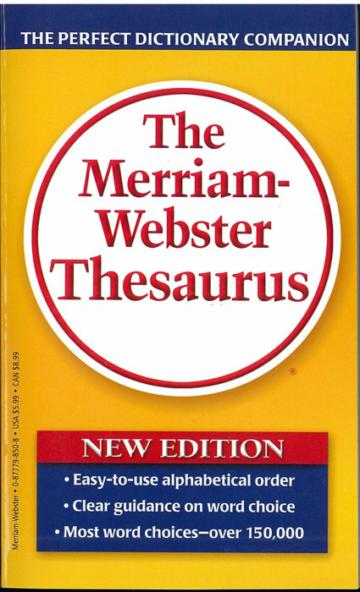 Merriam-Webster’s Thesaurus