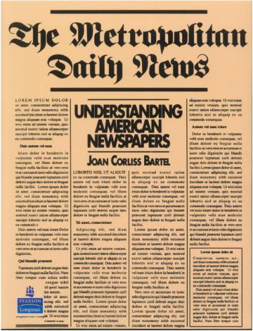 Metropolitan Daily News: Understanding American Newspapers