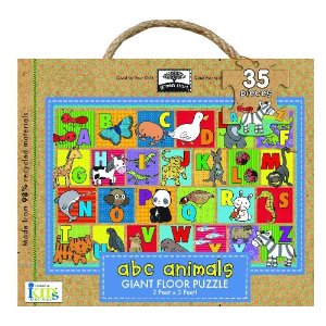 Green Start Giant Floor Puzzles：ABC Animals (35 Piece Floor Puzzles)