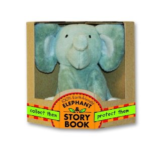 Green Start: Storybook and Plush Box Sets：Little Elephant: Collect Them and Protect Them!