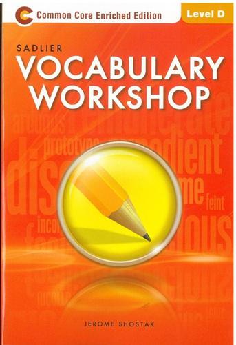 Sadlier Vocabulary Workshop Level D: Student Edition