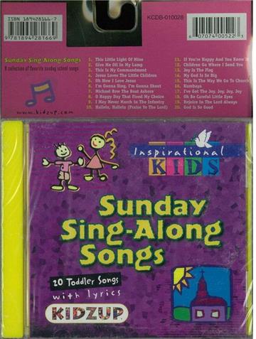 Kidzup: Sunday Sing-Along Songs Blister Pack (CD)