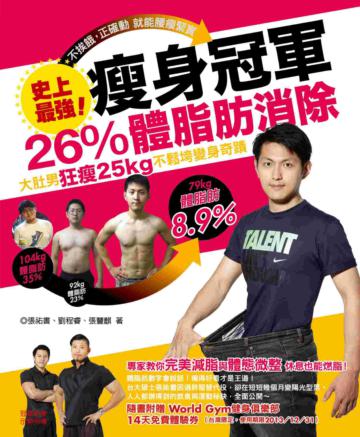 史上最強!瘦身冠軍:26%體脂肪消除,大肚男狂瘦25kg不鬆垮變身奇蹟 專家教你完美減脂與體態微整,休息也能燃脂!