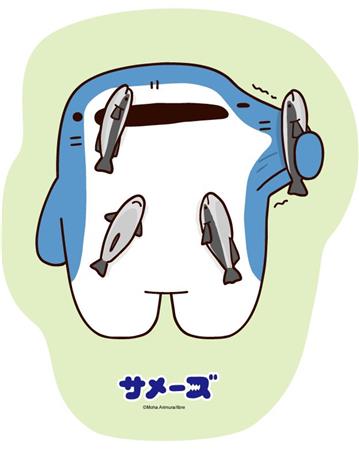 鯊魚哥 造型滑鼠墊 C