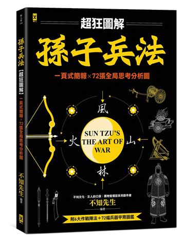 孫子兵法【超狂圖解】：一頁式簡報╳全局思考分析圖（附．作戰陣法&兵器甲胄圖鑑）