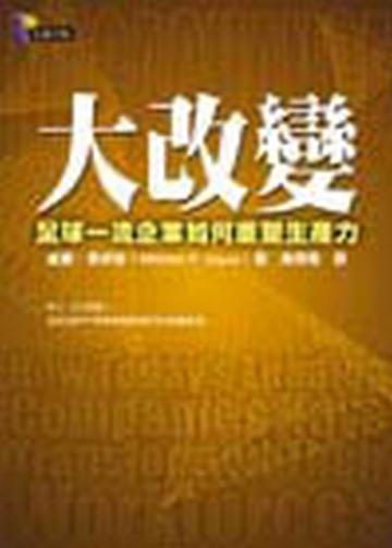 大改變:全球一流企業如何重塑生產力