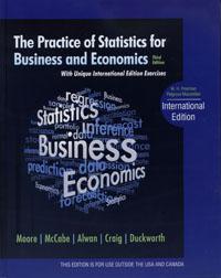 The Practice of Statistics for Business and Economics： With Unique International Edition Exercises
