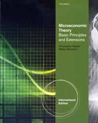 Microeconomic Theory： Basic Principles and Extensions