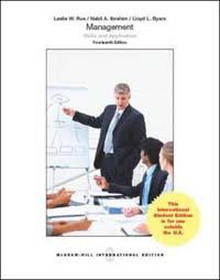 Management： Skills and Application