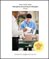 Managerial Accounting for Managers