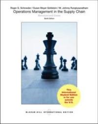 Operations Management in the Supply Chain：Decisions and Cases