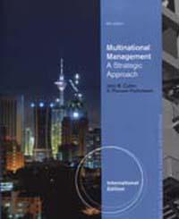 Multinational Management： A Strategic Approach