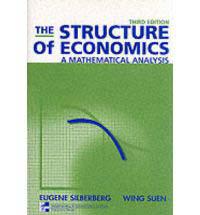 The Structure of Economics： A Mathematical Analysis