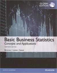 Basic Business Statistics：Concepts and Applications （Global Edition）