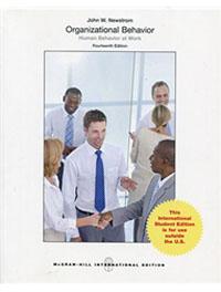 Organizational Behavior： Human Behavior at Work