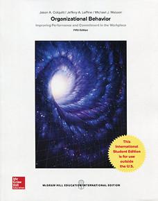 Organizational Behavior: Improving Performance and Commitment in the Workplace