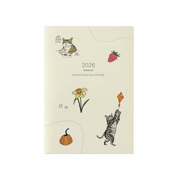 2026Datebook Meow & Future，love of animals貓咪公益年曆
