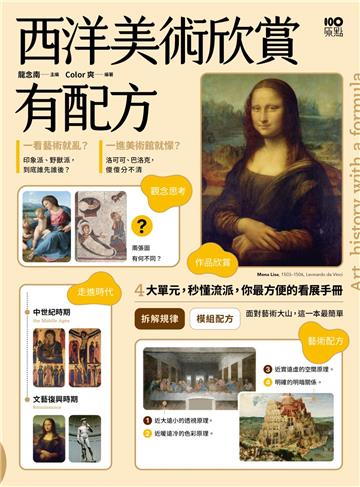 西洋美術欣賞，有配方：拆解規律，4大單元秒懂流派特徵，你最方便的看展手冊