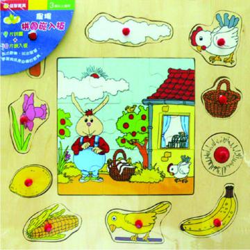 農場拼圖嵌入板