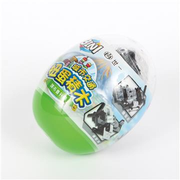 城市直升機-城市交通扭蛋積木