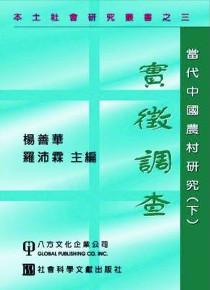當代中國農村研究（下）實徵調查