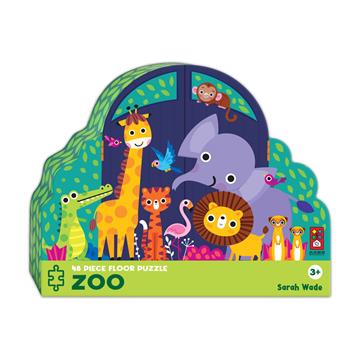 動物園-造型大片拼圖屋