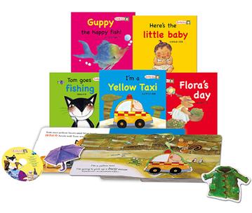 Little Baby觸摸認知遊戲書（5冊+1CD）