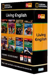 National Geographic: Living English (8 Books + 8 DVDS Boxset)