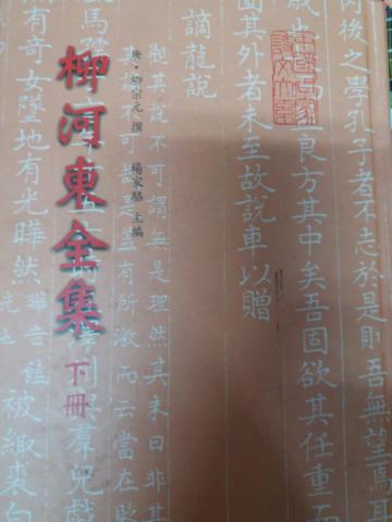 柳河東全集(上、下冊)