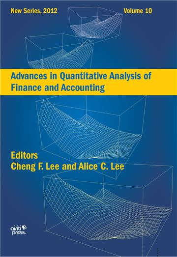 Advances in Quantitative Analysis of Finance and Accounting Vol.10