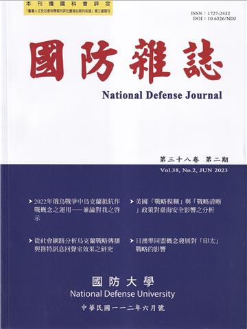 國防雜誌季刊第38卷第2期(2023.06)