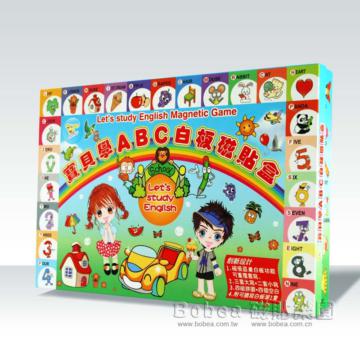 寶貝學ABC 白板磁貼盒