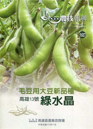 高雄區農技報導160期-毛豆用大豆新品種 高雄13號綠水晶