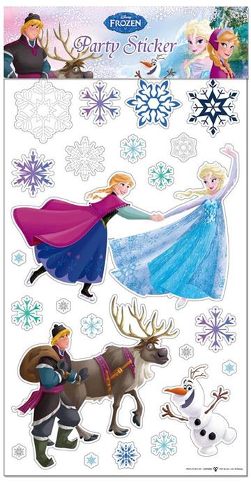 迪士尼冰雪奇緣歡樂派對壁飾貼紙