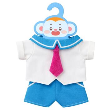 樂樂小宇宙玩偶變裝派對-學院風制服(水手藍)