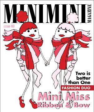 Mini Mini Magazine issue 3 – Fashion Duo : Mini Miss Ribbon & Bow