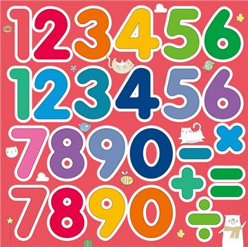 樂彩森林磁性認知訓練板-數字123
