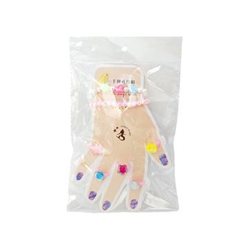 女孩飾品-手鍊戒指組-彩鑽寶石
