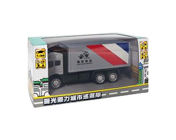 聲光迴力車-物流運輸車 (不帶電池)
