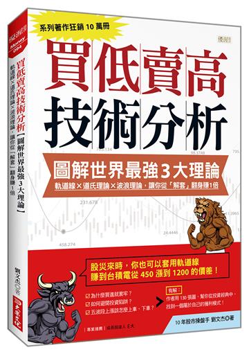 買低賣高技術分析【圖解世界最強3大理論】：軌道線╳道氏理論╳波浪理論，讓你從「解套」翻身賺１倍