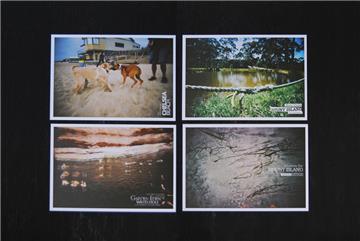 Zü旅行明信片4入：Overseas
