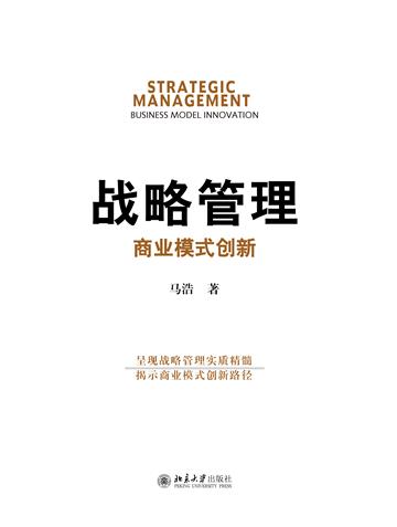 战略管理：商业模式创新